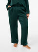 Pyjama-Hose aus Satin mit elastischem Bund, Scarab, Model image number 2