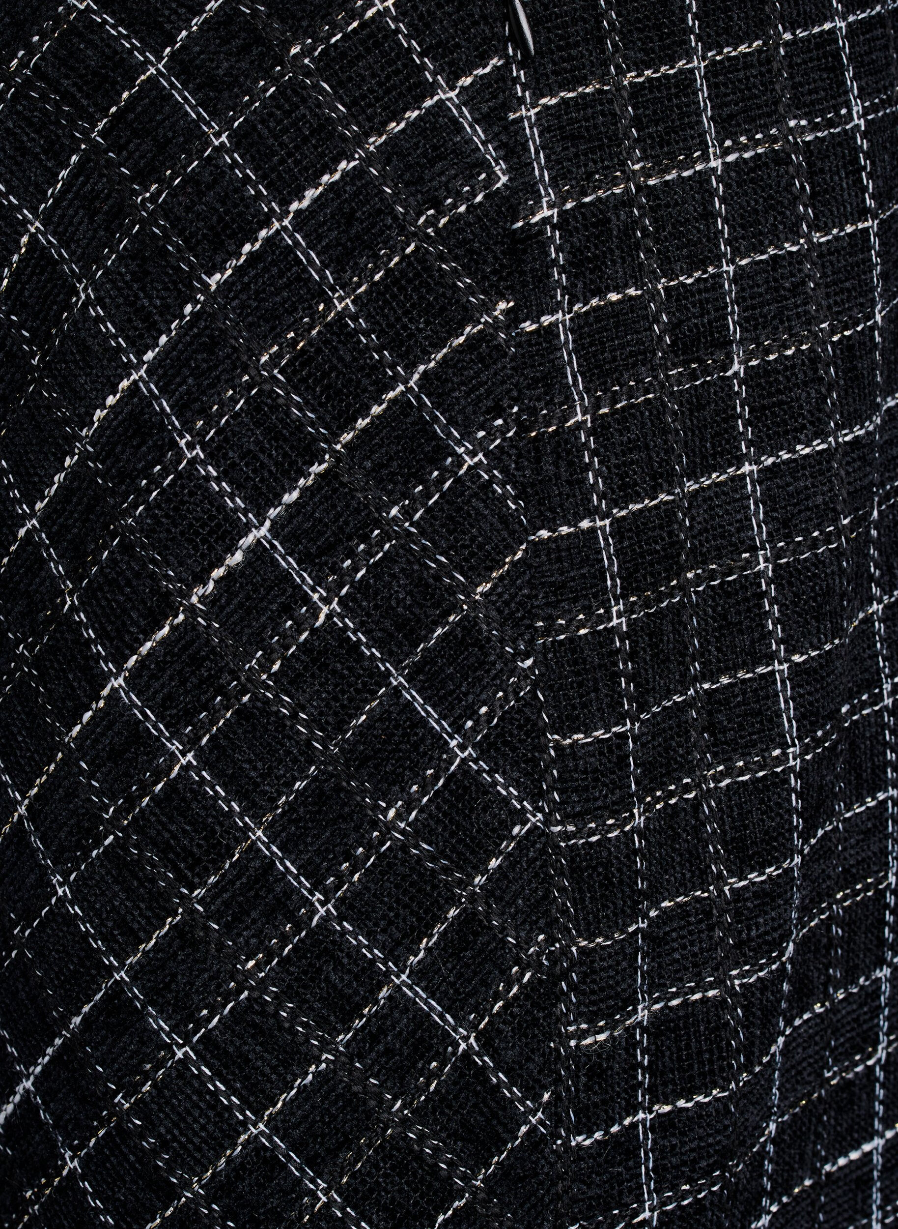 ZizziKarierter Rock, Schwarz, Packshot image number 3