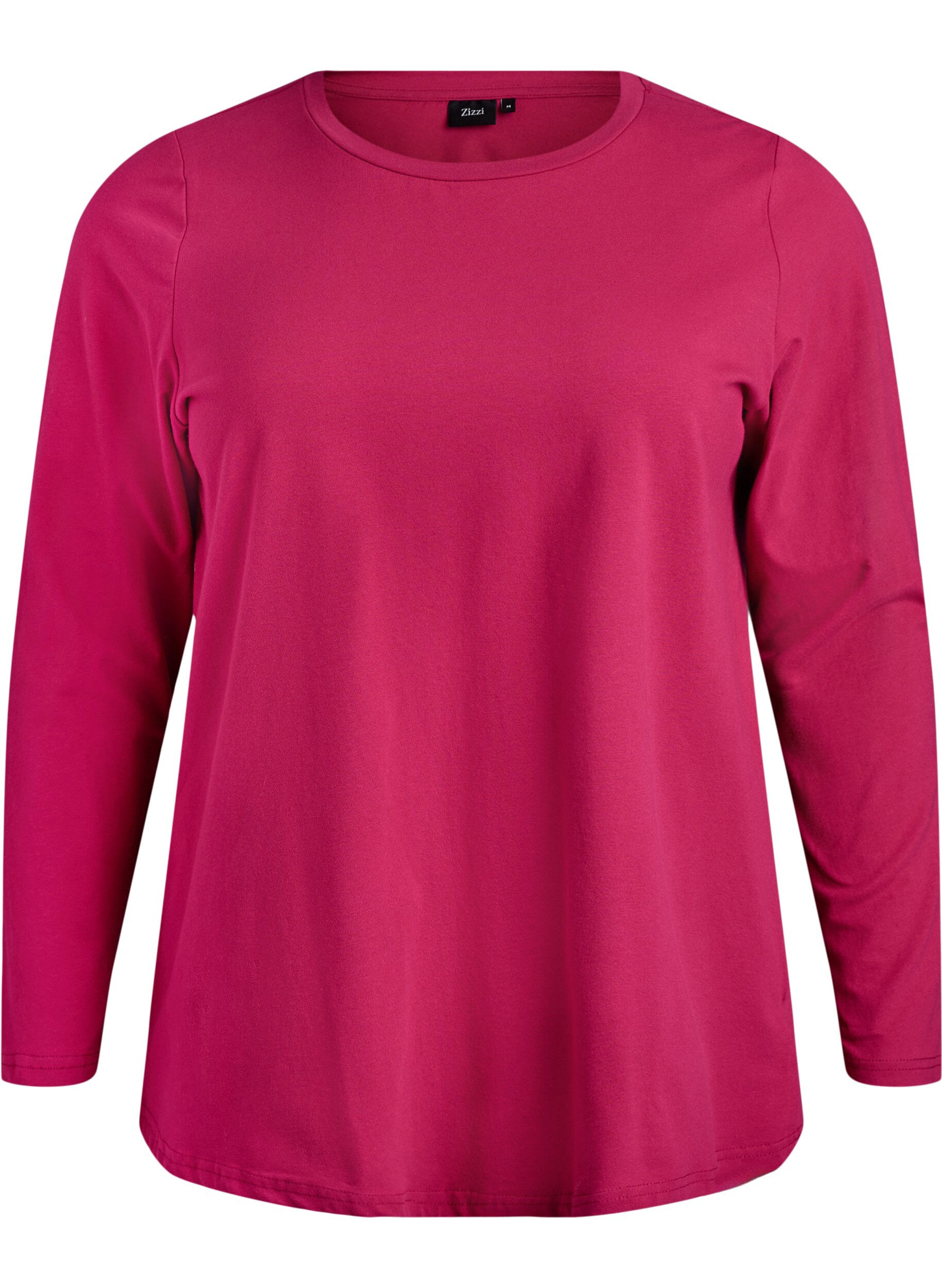 Basic Top aus Jersey mit langen &Auml;rmeln