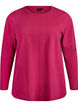 Basic Top aus Jersey mit langen Ärmeln, Pink, Packshot image number 0