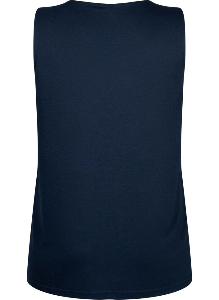 Ärmelloses Top mit Spitze, Total Eclipse, Packshot image number 1