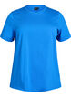 Basic-T-Shirt aus Baumwolle mit Rundhalsausschnitt, Blau, Packshot image number 0