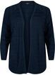 Streifen Ton-in-Ton Strickjacke, Navy Blazer, Packshot image number 0