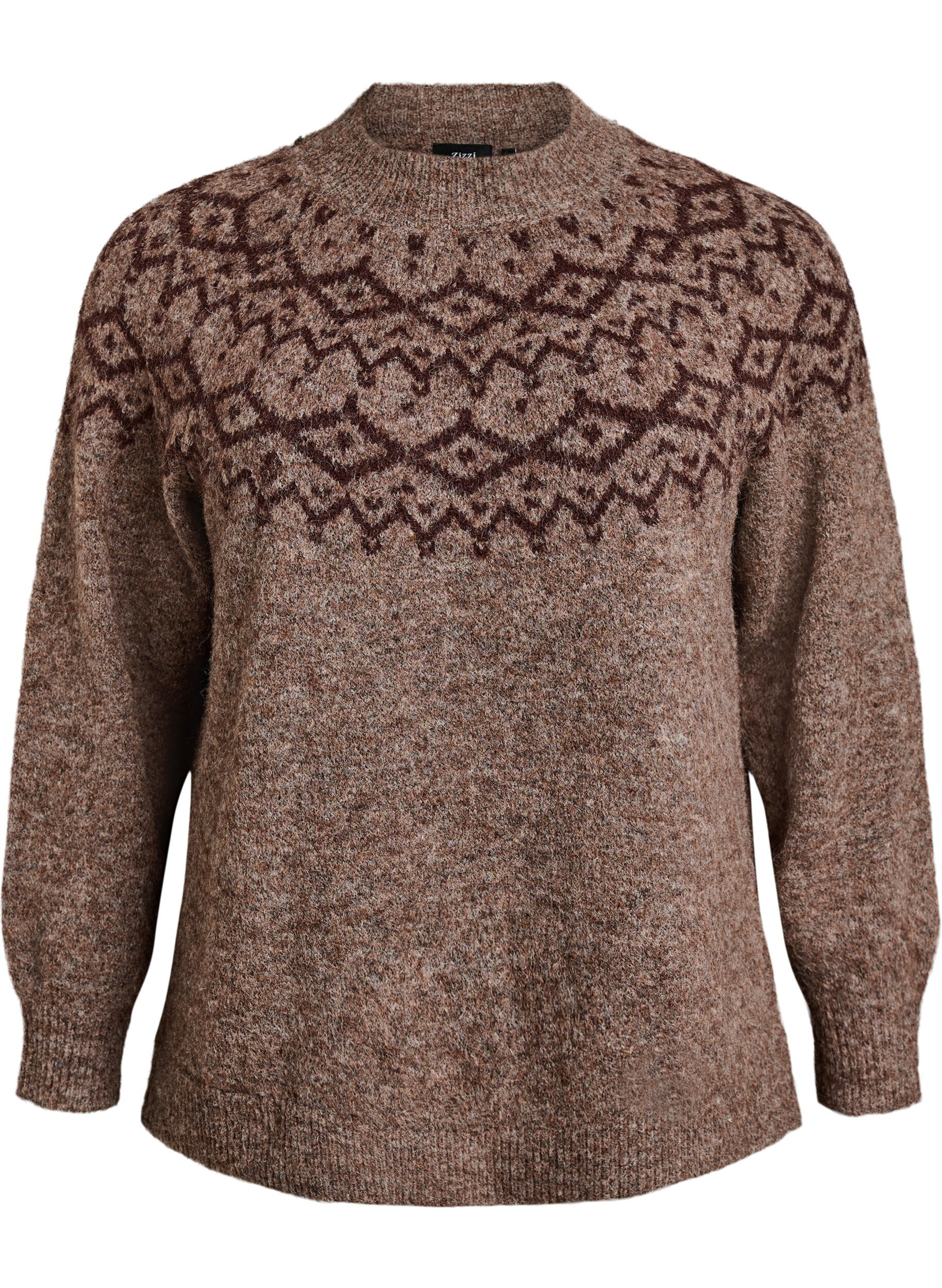 Pullover mit nordischem Muster