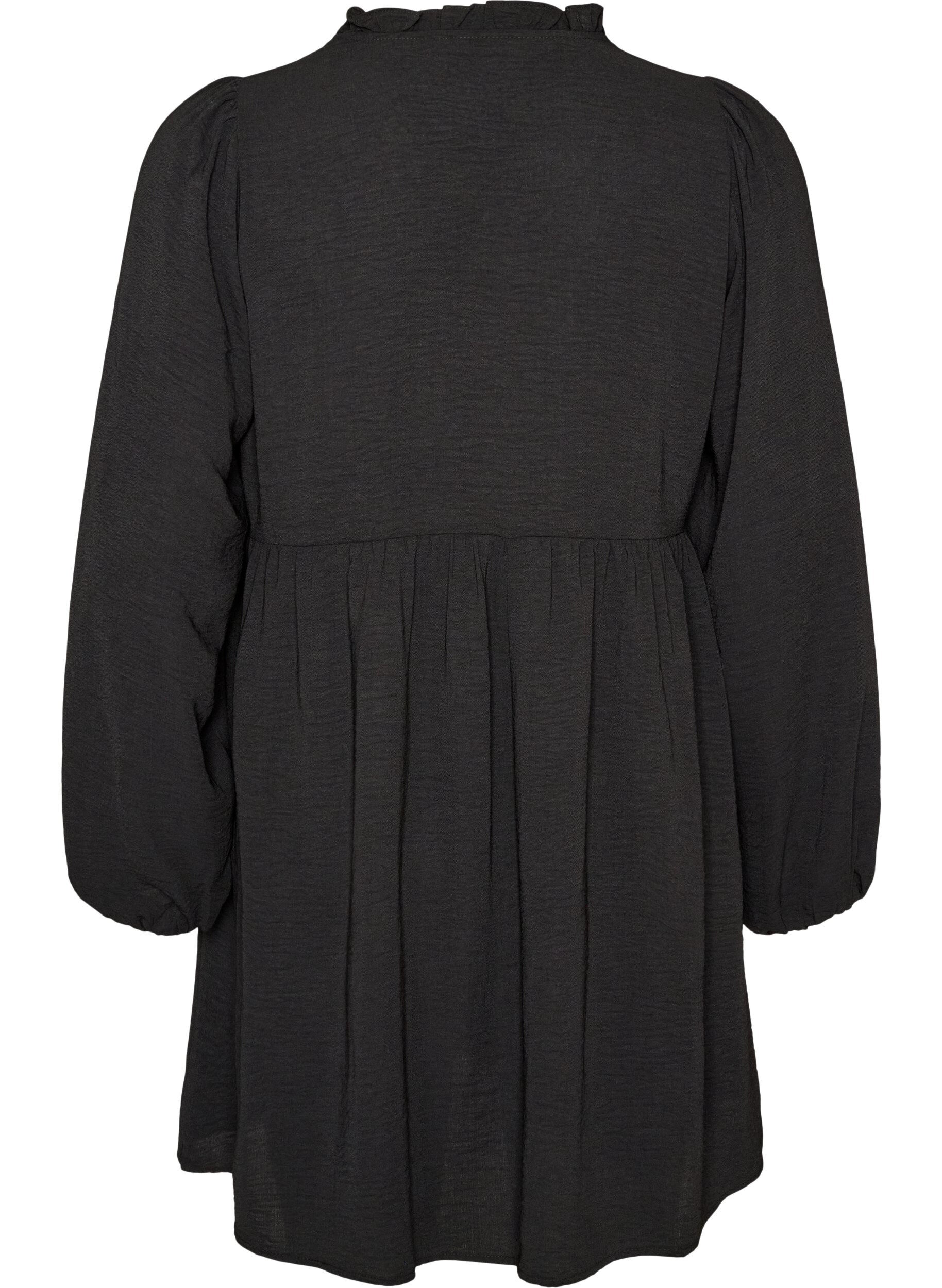 ZizziA-Linien-Kleid mit Empire-Linie, Schwarz, Packshot image number 1