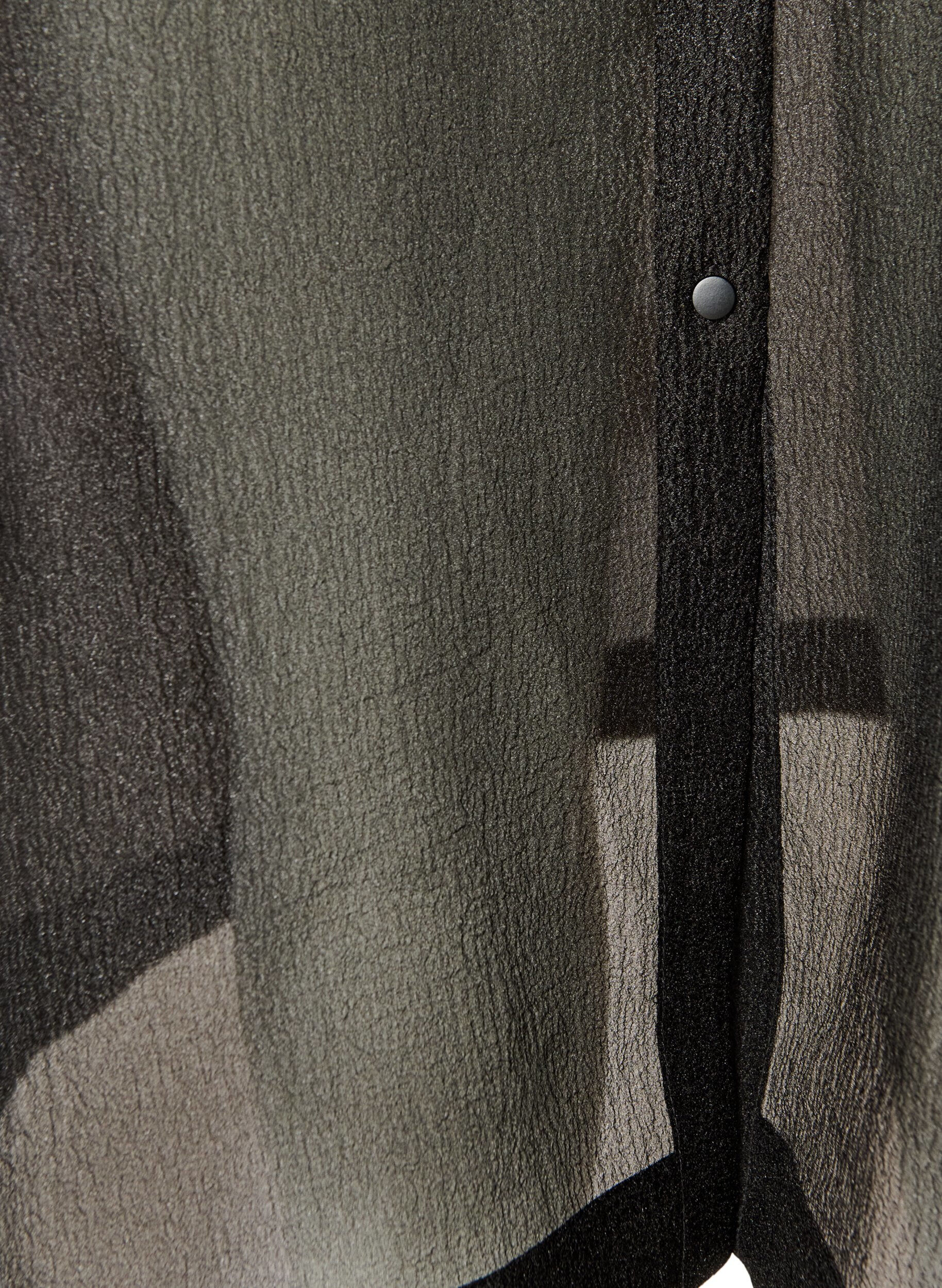 ZizziKleid aus Organza mit Brusttaschen und Puff&auml;rmeln, Schwarz, Packshot image number 3