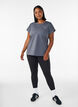Einfarbiges Trainings-T-Shirt, Grau, Model image number 1
