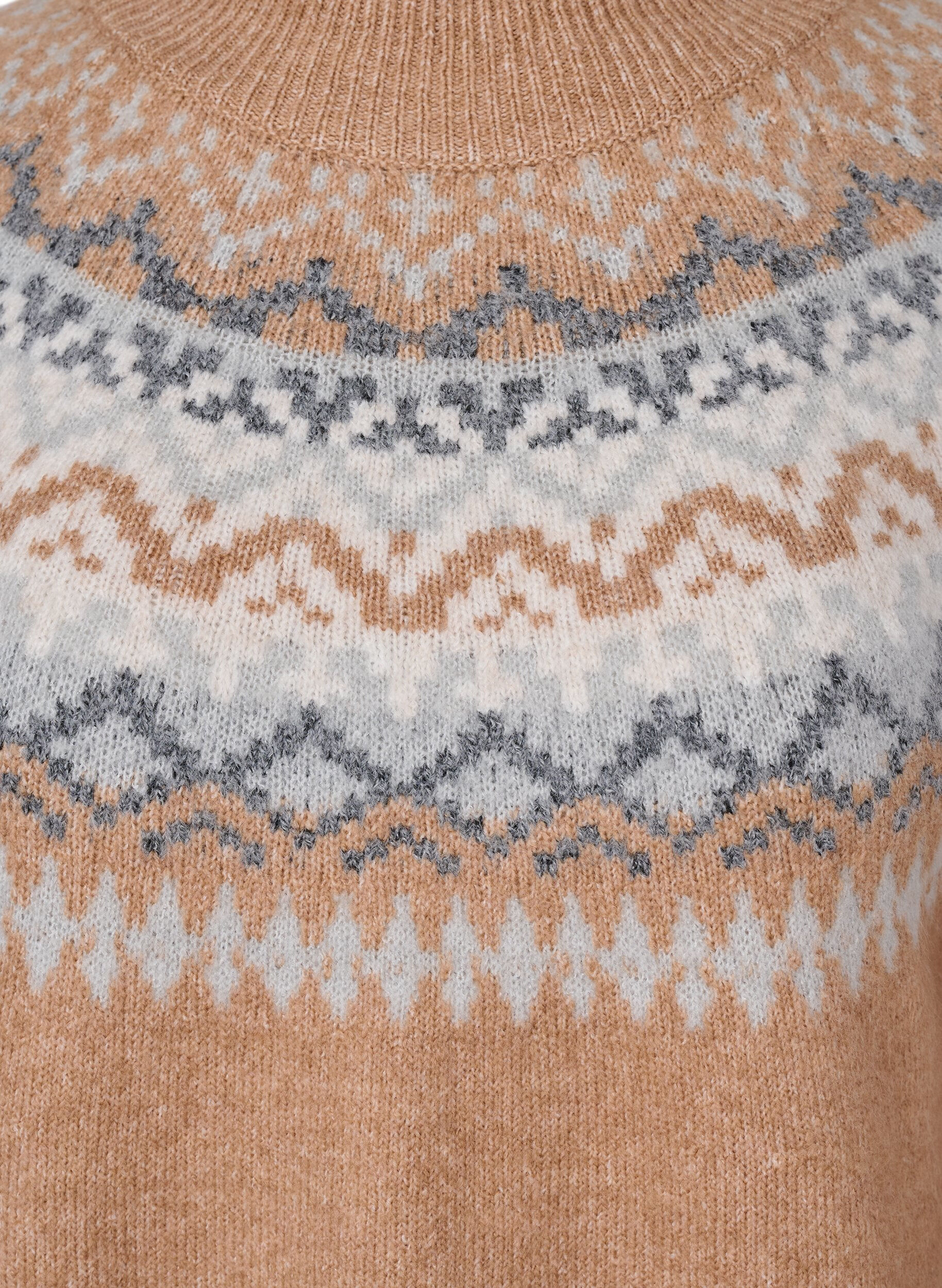 ZizziPullover mit Muster, Chipmunk Mel. Comb, Packshot image number 2