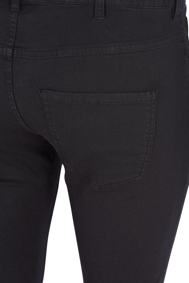 Hochtaillierte Super Slim Amy Jeans, Schwarz, Packshot image number 2