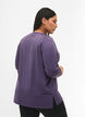 Langärmlige Trainingsbluse mit Struktur, Purple Plumeria, Model image number 1