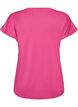 Kurz&auml;rmeliges T-Shirt aus einer Baumwollmischung, Pink, Packshot image number 1