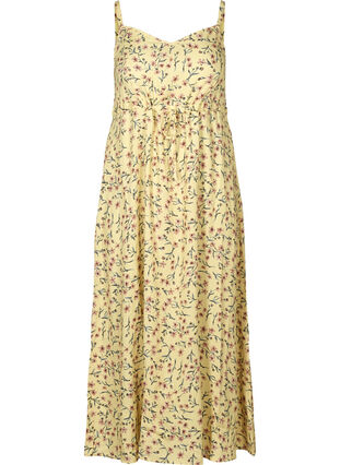 Kleid , YELLOW FLOWER PRINT, Packshot image number 0
