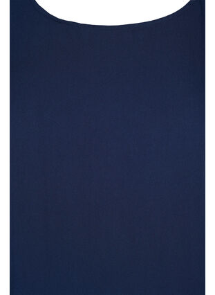 Kurzarm Viskosekleid mit Taschen, Navy Blazer, Packshot image number 2
