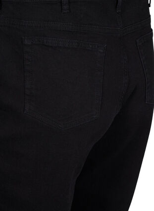 Cropped Mille Jeans mit Mom-Fit, Black, Packshot image number 3