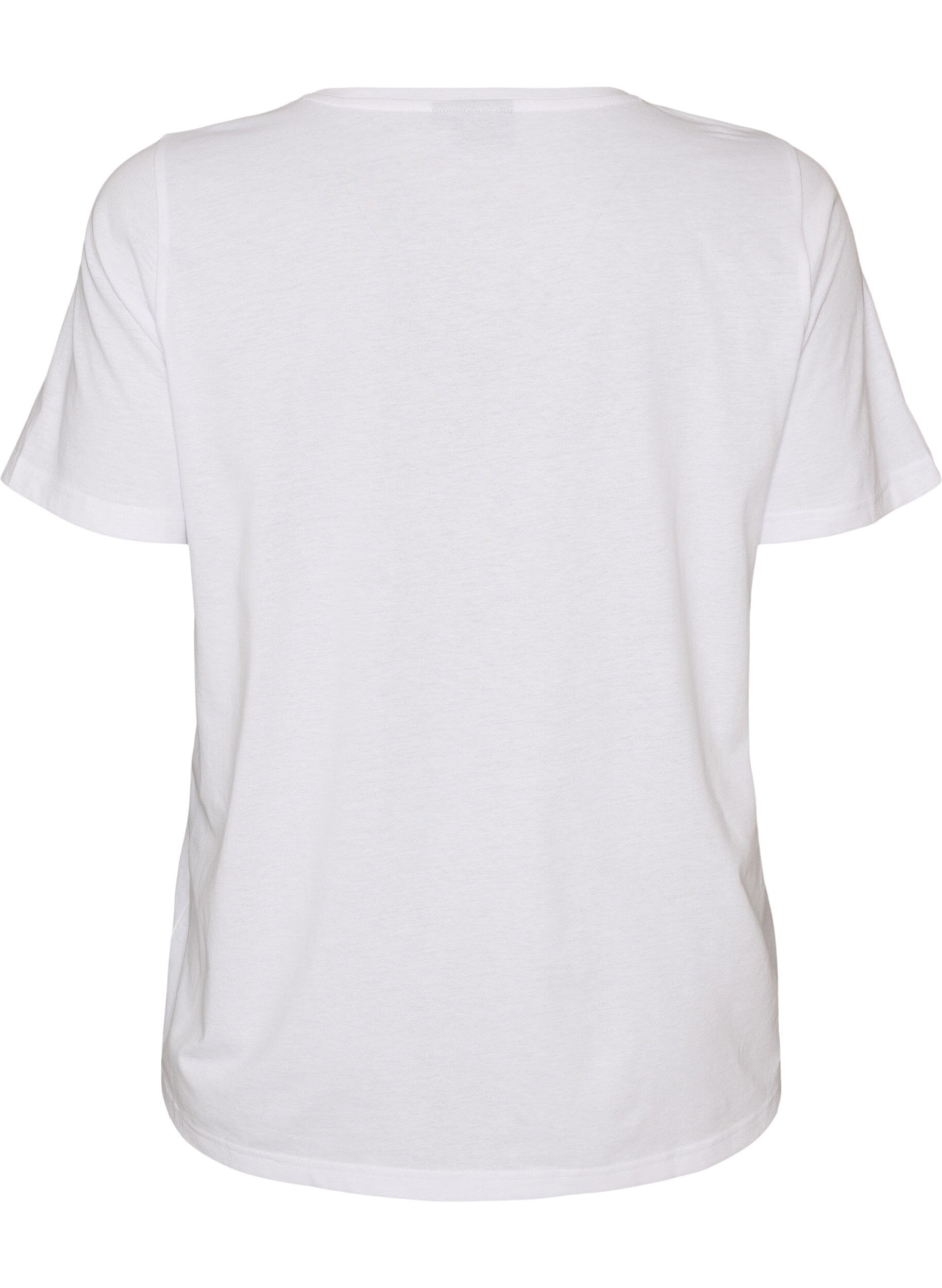 ZizziT-Shirt mit Print, Wei&szlig;, Packshot image number 1