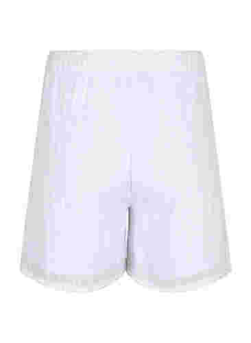 Shorts mit strukturiertem Muster, Bright White, Packshot image number 1