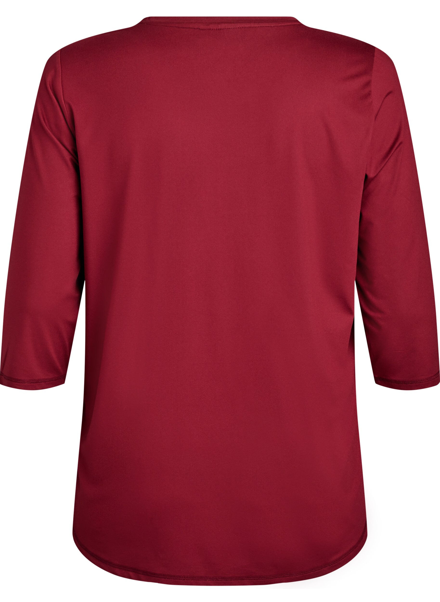 ZizziTrainingsshirt mit 3/4-&Auml;rmeln, Rot, Packshot image number 1