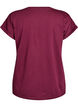 Kurz&auml;rmeliges T-Shirt aus einer Baumwollmischung, Rot, Packshot image number 1