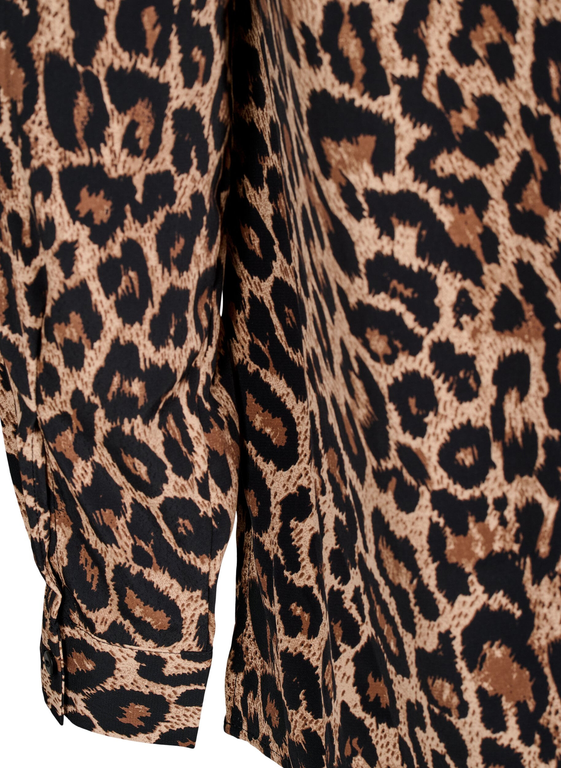 ZizziBluse mit Leopardenmuster, Braun, Packshot image number 3