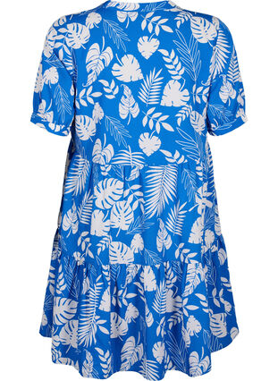 FLASH – A-Linien-Kleid mit Print, Skydiver White AOP, Packshot image number 1
