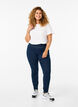 Dehnbare Jeggings mit hoher Taille, Dark Blue, Model image number 0