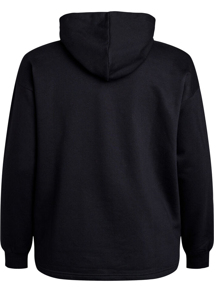 Hoodie, Schwarz, Packshot image number 1
