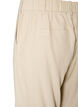 Hoch taillierte Bermudashorts aus Leinen und Viskose, Beige, Packshot image number 3