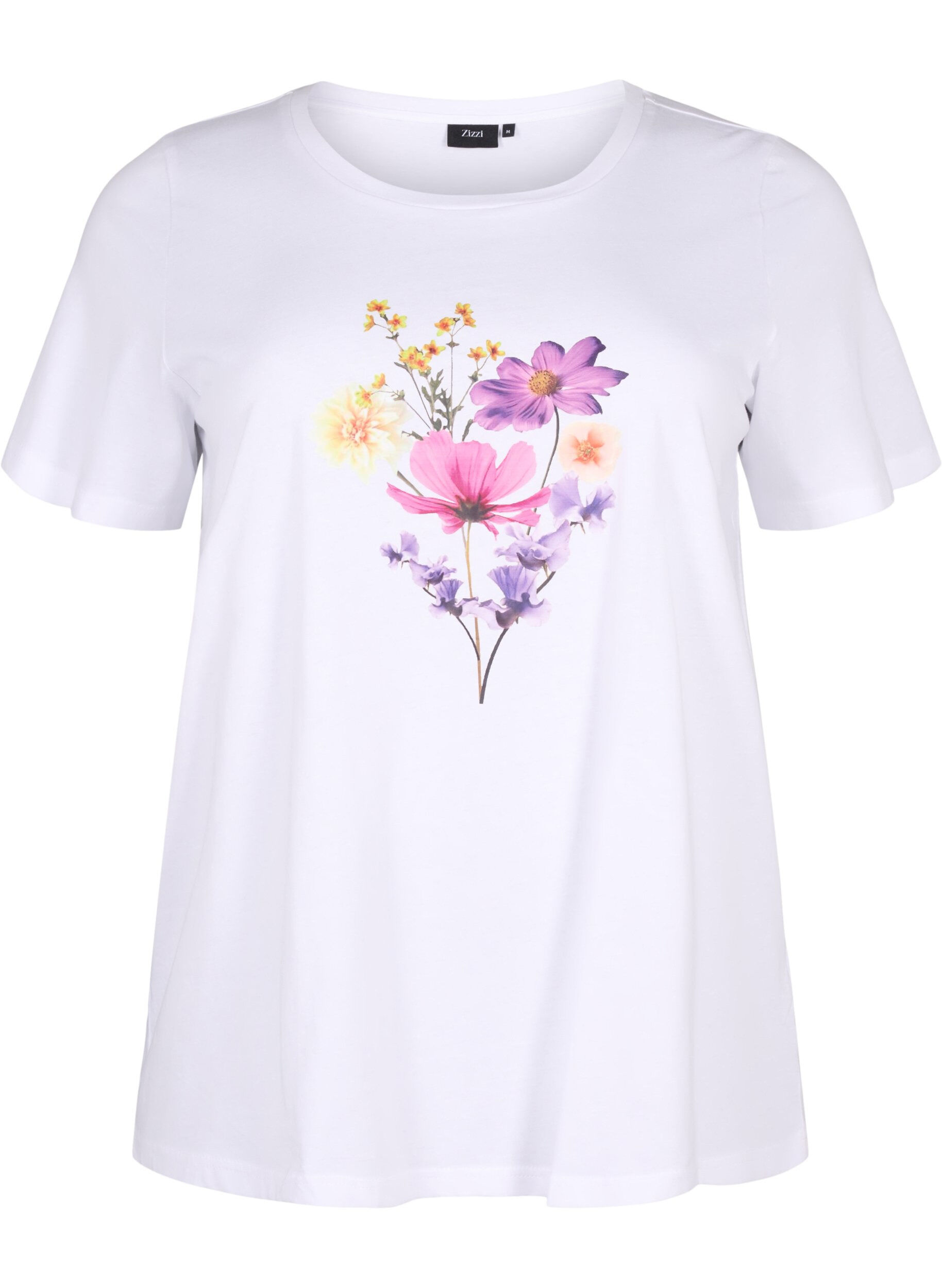ZizziT-shirts mit Blumenmotiv, Bright W. w. Flower, Packshot image number 0