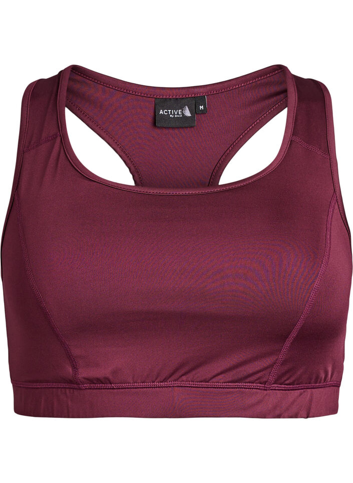 Sport-BH mit Racerback, Rot, Packshot image number 0