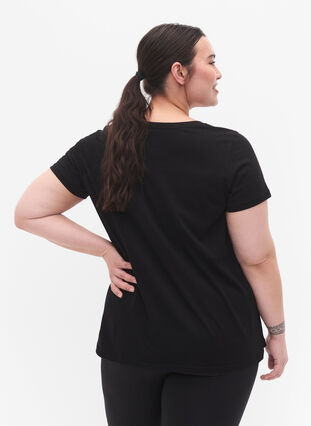 Trainings-T-Shirt mit Print, Black w. Too Legit , Model image number 1