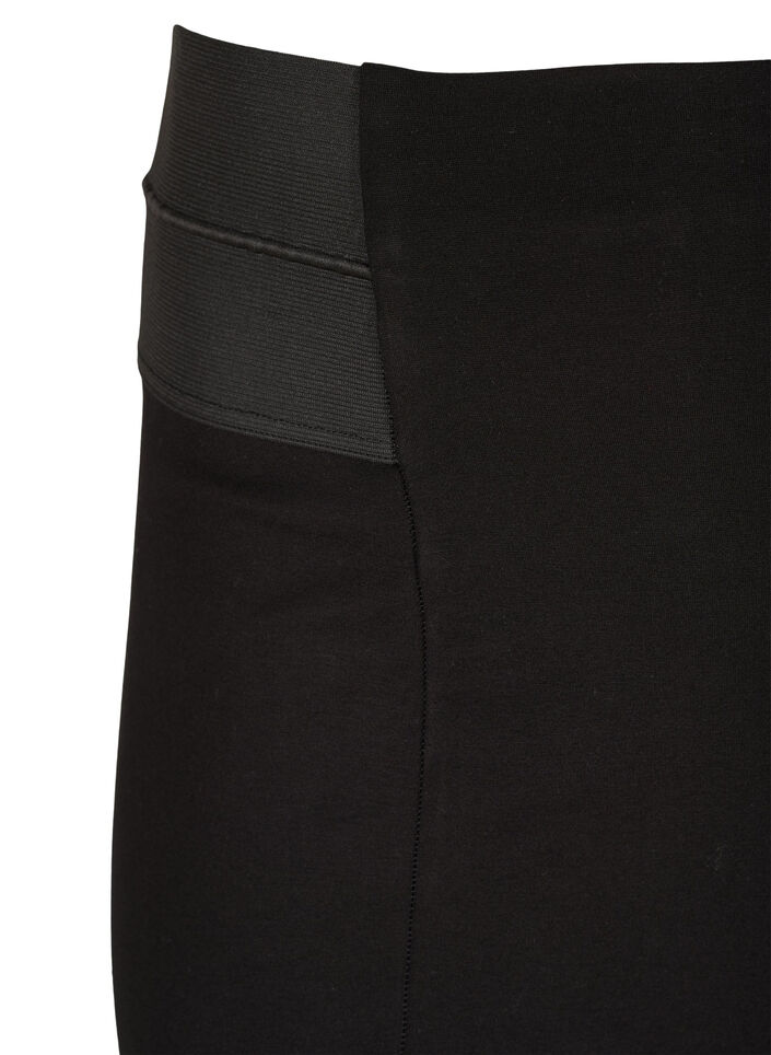 Eng anliegender Rock mit Gummibund an der Taille, Schwarz, Packshot image number 2