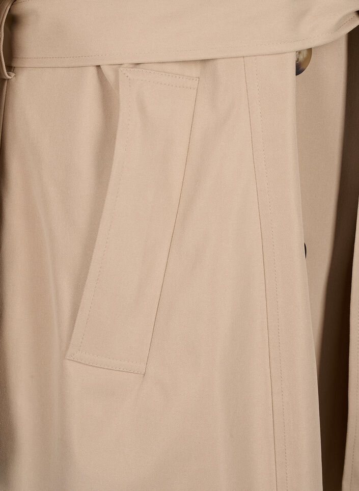 Trenchcoat mit Taschen und Gürtel, Nomad, Packshot image number 3