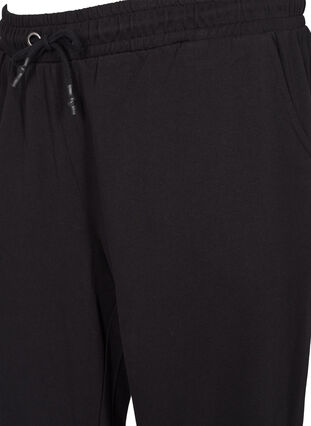 Lockere Sweatpants mit Taschen, Black, Packshot image number 3