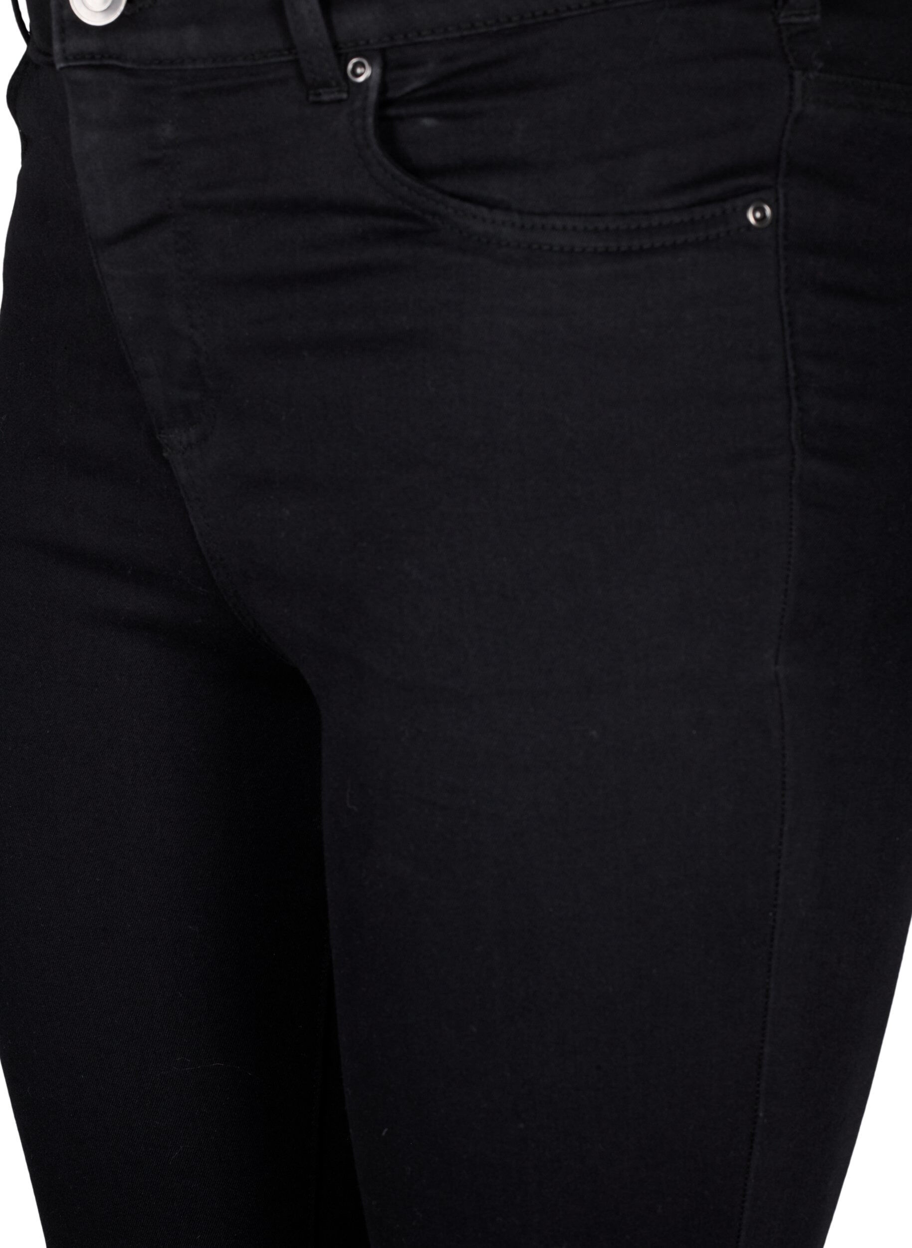ZizziSuper Slim-Fit-Jeans mit hoher Taille, Black, Packshot image number 2