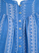 Bluse mit aufgesticktem Muster, Blau, Packshot image number 2