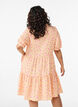 Kurzes A-Linien-Kleid, Gelb, Model image number 2