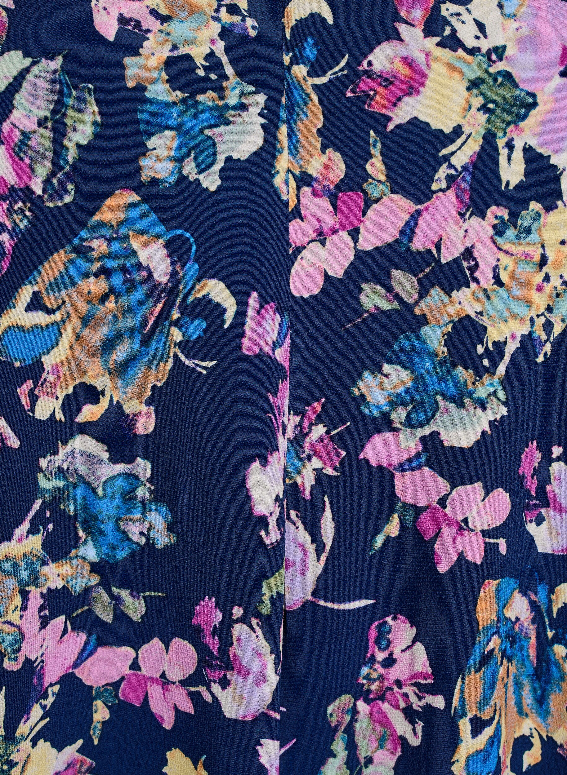 ZizziA-Linien-Kleid aus Viskose, Blau, Packshot image number 2