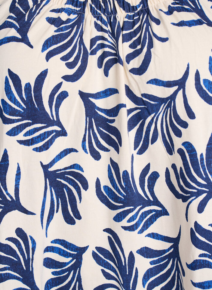 Midi-Trägerkleid aus Bio-Baumwolle., Weiß, Packshot image number 2