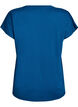 Einfarbiges Trainings-T-Shirt, Blau, Packshot image number 1