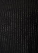 Kurzes A-Linien-Kleid mit Glitzerstreifen, Schwarz, Packshot image number 2