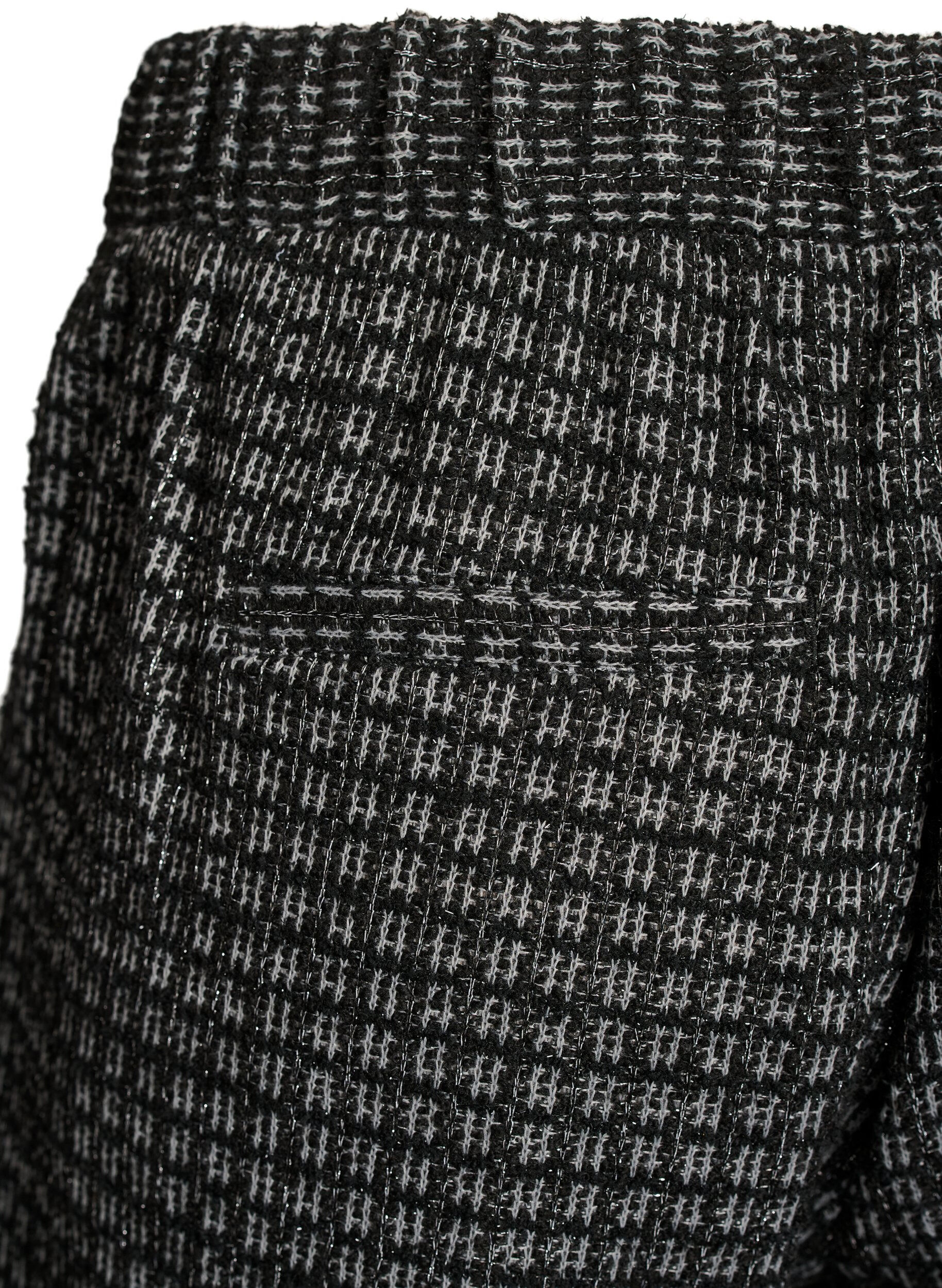 ZizziLockere Boucl&eacute;-Shorts mit Taschen, Schwarz, Packshot image number 3