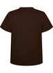 T-Shirt aus Bio-Baumwolle mit Frontprint, Braun, Packshot image number 1