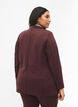 Schlichter Blazer mit Knopfverschluss, Dunkles Bordeaux, Model image number 1