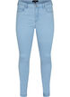 Super Slim Amy Jeans mit hoher Taille, Ex Lt Blue, Packshot image number 0