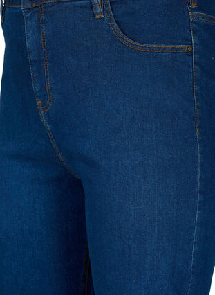 Megan-Jeans mit extra hoher Taille und normaler Passform, Dark blue, Packshot image number 2