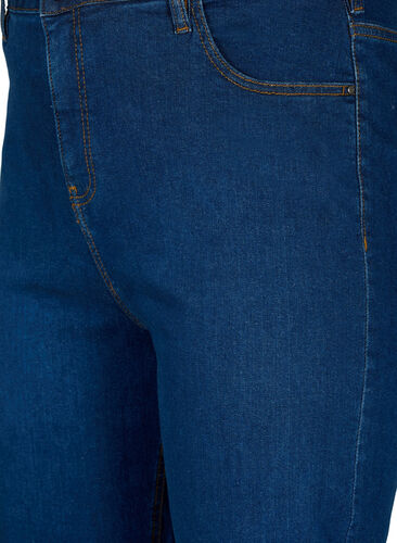Megan-Jeans mit extra hoher Taille und normaler Passform, Dark blue, Packshot image number 2