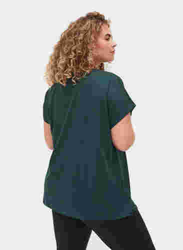 Einfarbiges Trainings-T-Shirt, Green Gables, Model image number 2