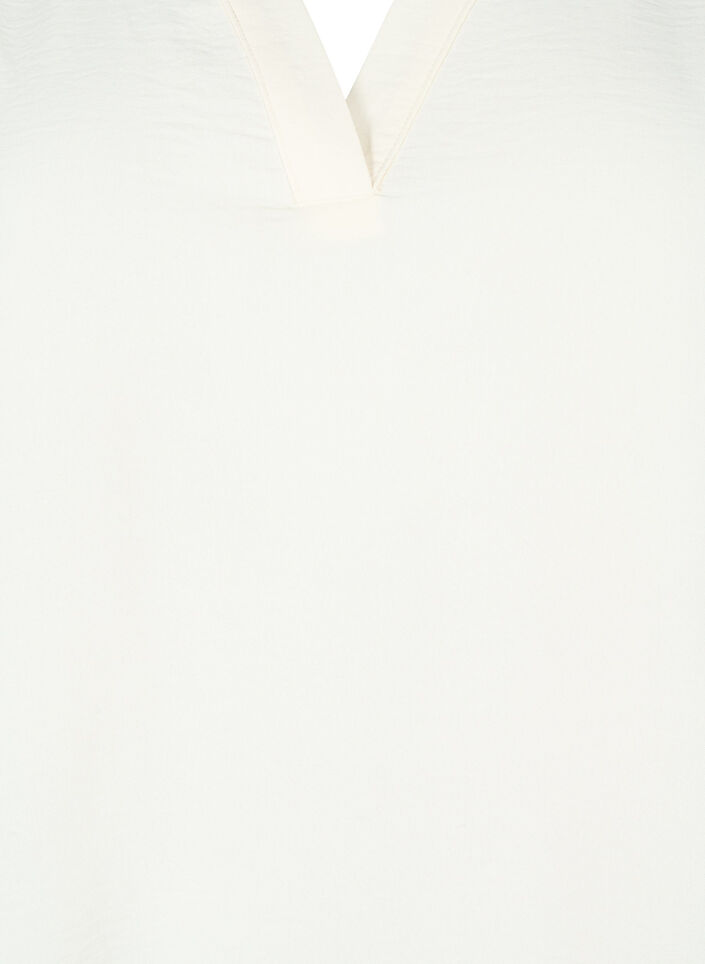 Ärmelloses Oberteil mit Faltendetails, Vanille, Packshot image number 2