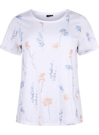 T-Shirt aus Bio-Baumwolle mit Blumendruck