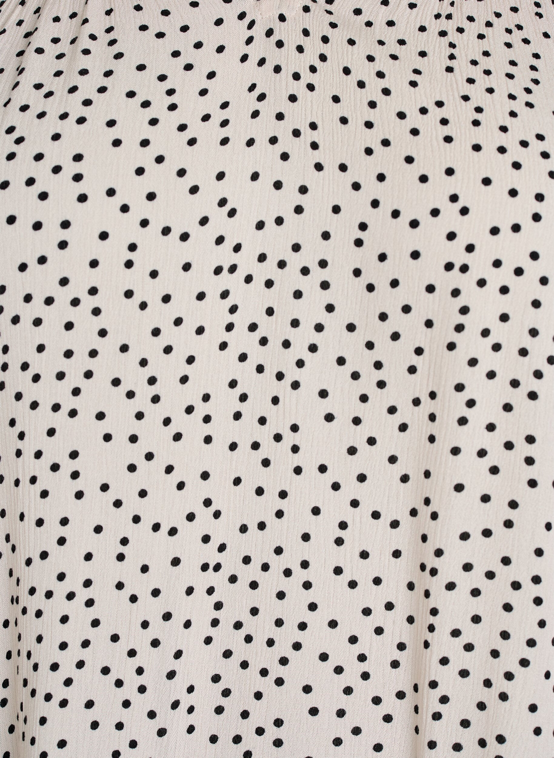 ZizziGemusterte Bluse aus Viskose mit R&uuml;schendetails, Vanille, Packshot image number 2